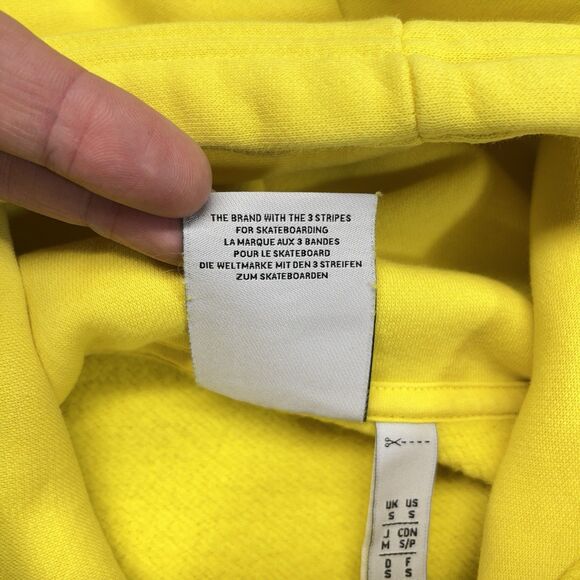 Adidas Marc Gonzales Shmoo Hoodie Men’s Small Yellow Skate Graphic - Picture 5 of 14